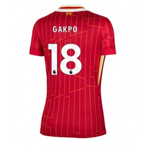 Liverpool Cody Gakpo #18 Dámské Domácí Dres 2024-25 Krátký Rukáv